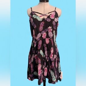 Pineapple Summer Beach Dress